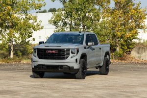 Chevrolet Silverado 1500 Suspension Lift Kit - Front - Rough Country - N3 Leveling Struts - Silver - '19-'24